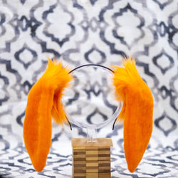 NonWire Bunny Ears - Orange