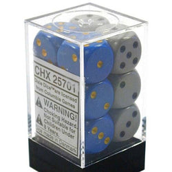 Chessex D6 12-Die Set: Opaque Dixie Dice